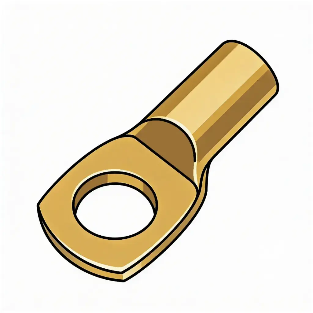 1 AWG Copper Lug W/1/2" Hole