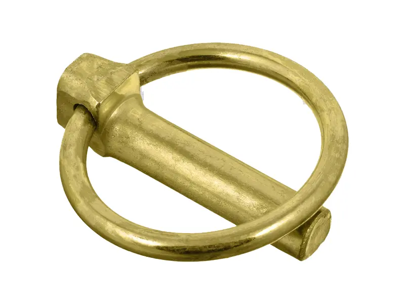 7/16" X 1-3/4" Lynch Pin Carbon Steel Yellow Zinc