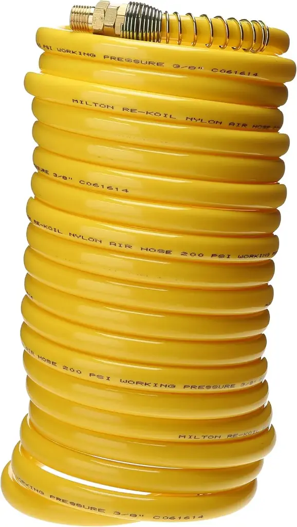 3/8" ID X 25Ft Recoil Air Hose W/1/4" NPT Ends