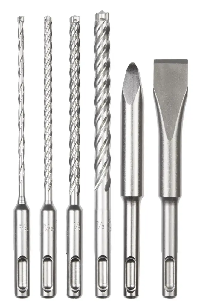 6Pc SDS+ Roto Hammer Bit & Chisel Set (Milwaukee)