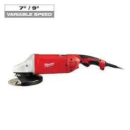 7"/9" Angle Grinder W/Lock-On 15 AMP (Milwaukee)
