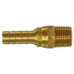 1/2" Barb Fitting to 3/8" NPT Male Swivel