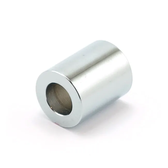 9/32" ID (1/4" Bolt) X 1/2" OD X 1" L Steel Spacers Chrome