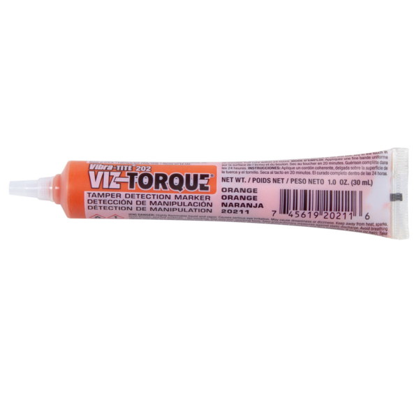Orange Viz-Torque Tamper Detection Marker (Vibra-Tite)