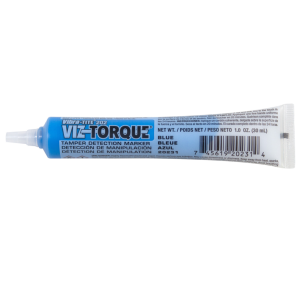 Blue Viz-Torque Tamper Detection Marker (Vibra-Tite)