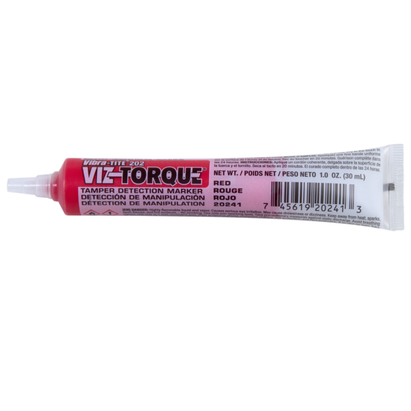 Red Viz-Torque Tamper Detection Marker (Vibra-Tite)