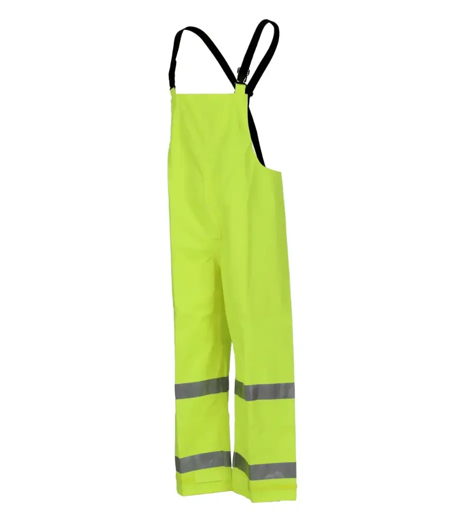 Medium Hi-Viz Rain Bib Overalls Class 3 (Tingley/Vision)