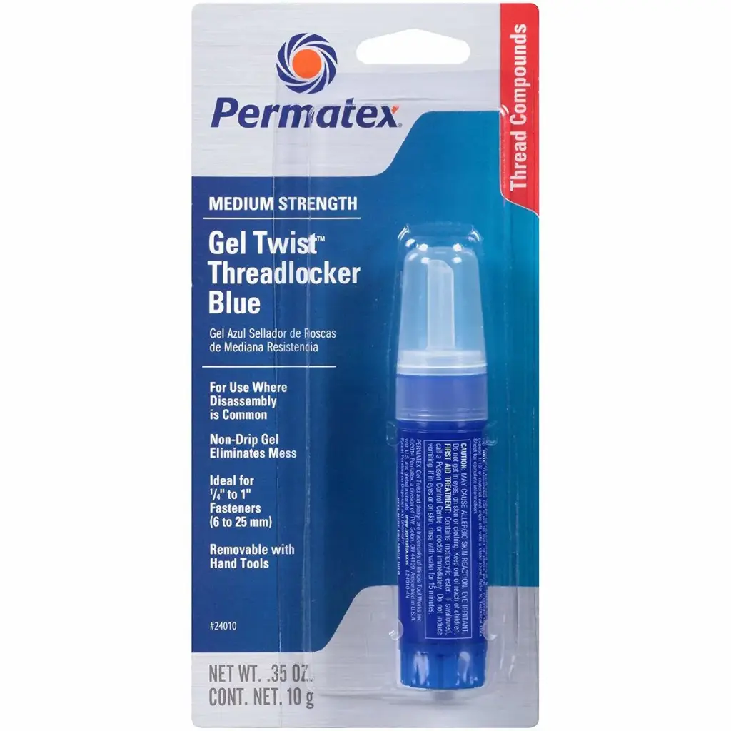 Blue Threadlocker Gel [.35oz/10g] (Permatex)