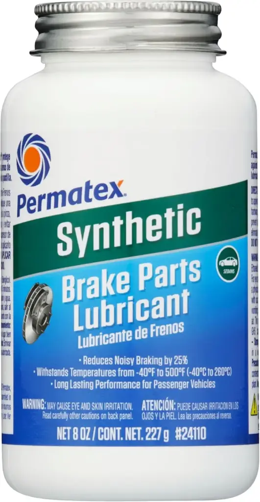 Synthetic Brake Parts Lubricant [8oz Brush Top Bottle] (Permatex)