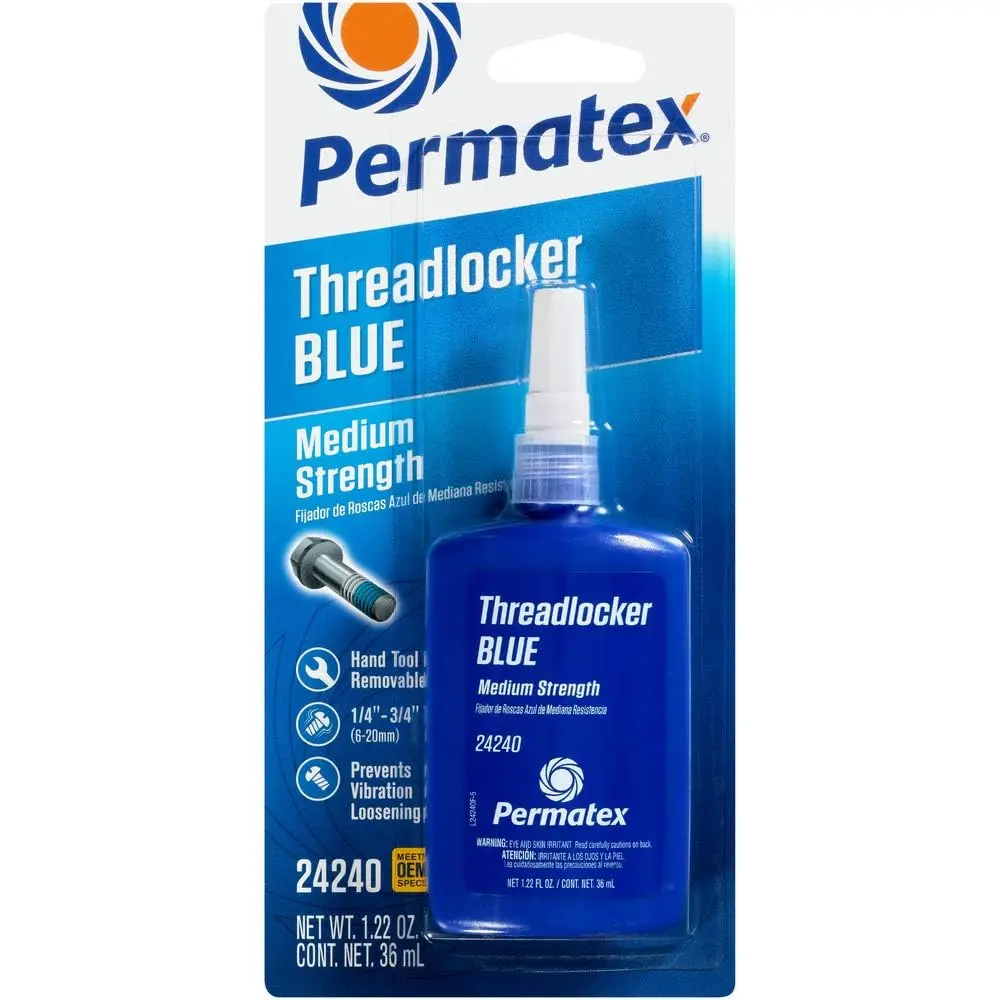 Blue Medium Strength Thread Locker [36ml Bottle] (Permatex)