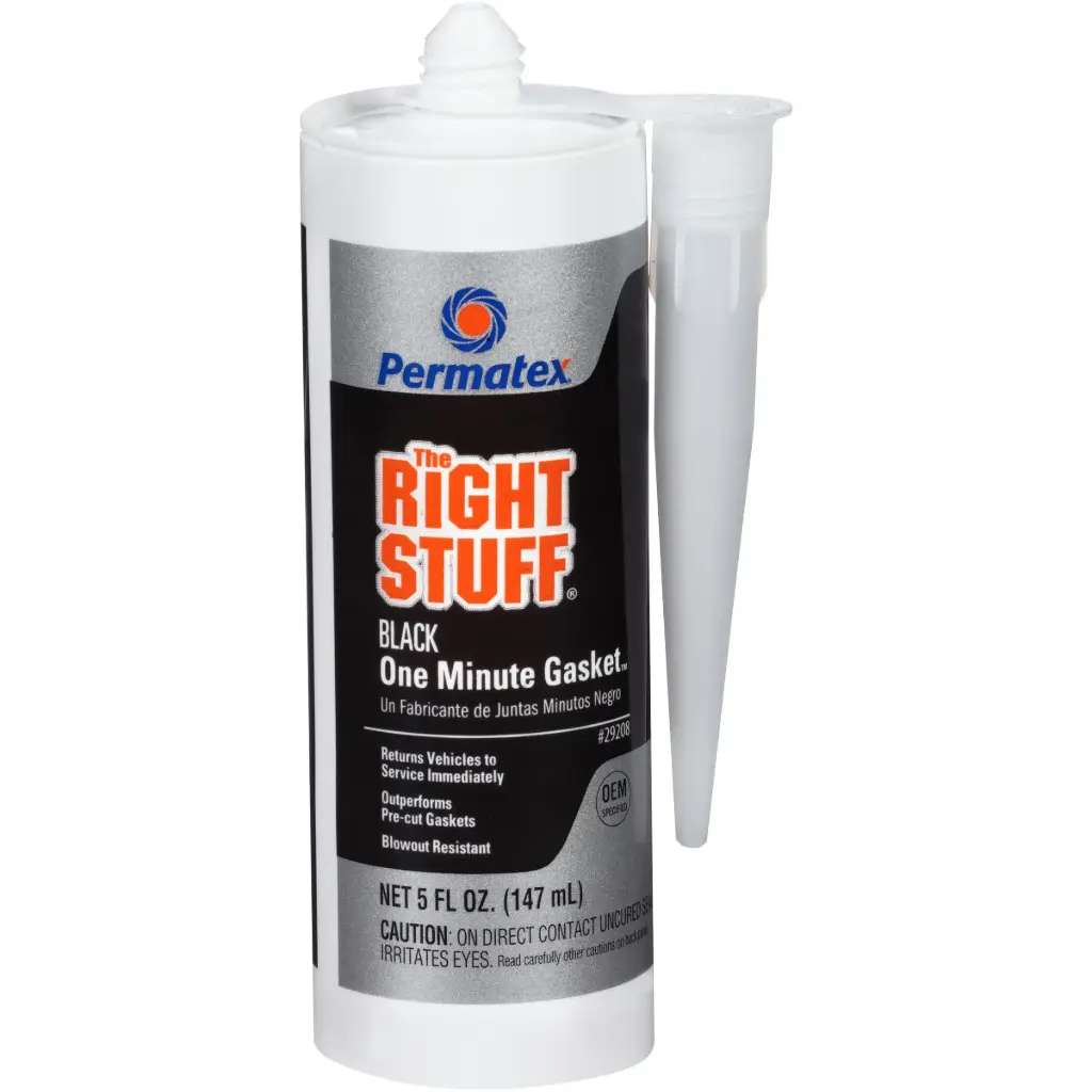 Black Gasket Maker "The Right Stuff" [5oz Caulking Tube] (Permatex)