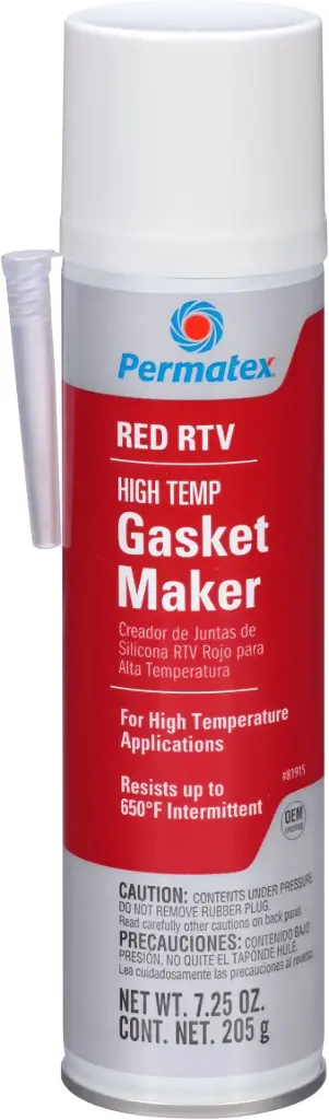 High Temp Gasket Maker RTV Silicone [7.25oz Whizz Can](Permatex)