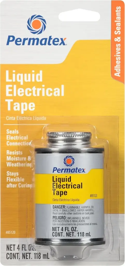Liquid Electrical Tape [4oz Brush Top Bottle] (Permatex)