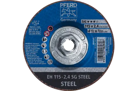 4-1/2" X 3/32" X 5/8"-11 T27 Cutoff Disc SG-ELASTIC (Pferd)