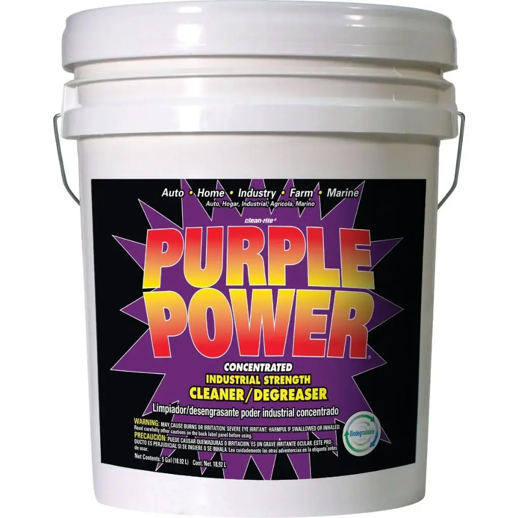 5 Gallon Industrial Strength Cleaner/Degreaser (Purple Power)