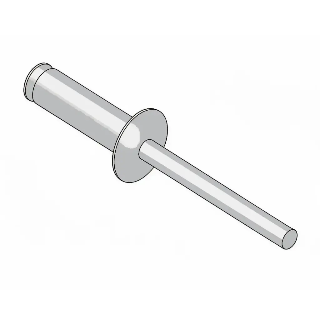 1/8" Dia. 5/16"-3/8" Grip [All Aluminum] Dome Head Blind Rivet