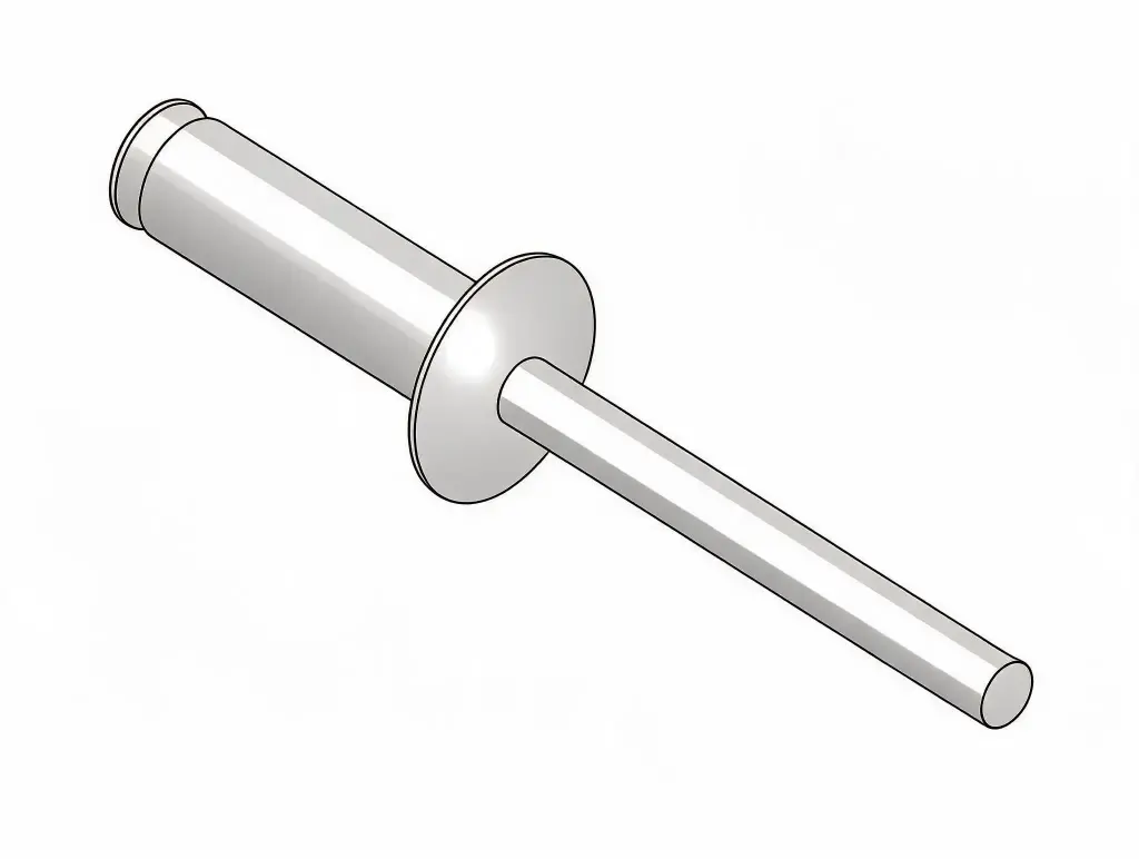 1/8" Dia. 1/16"-1/8" Grip [All Stainless] Dome Head Blind Rivet