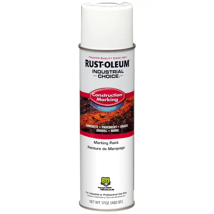 White Marking Paint Water Based (Precision/Rustoleum)