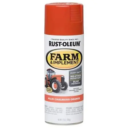 12oz Allis Chambers Orange Farm & Implement Spraypaint (Rustoleum)