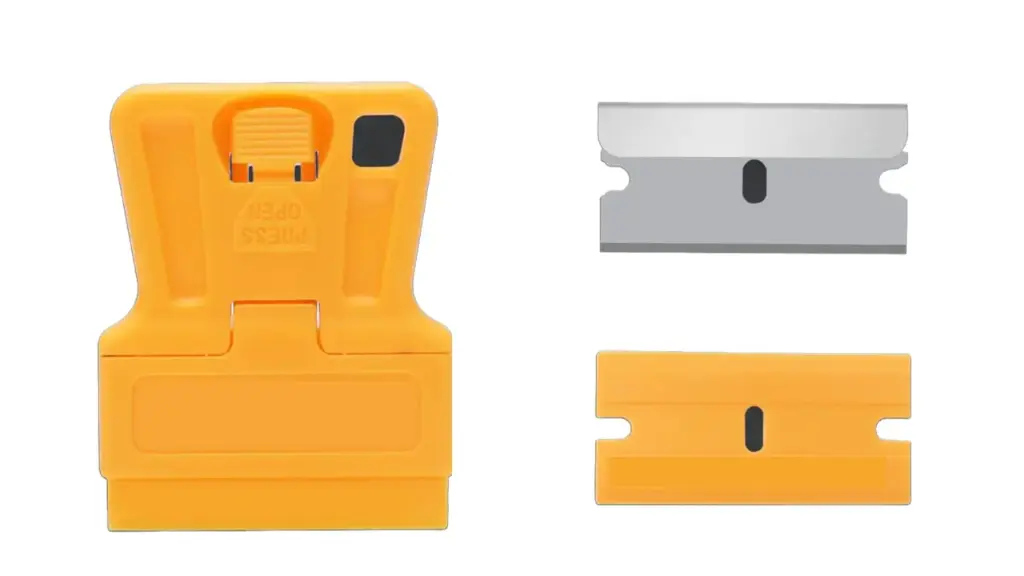 Plastic Mini Scraper W/Plastic & Steel Blade