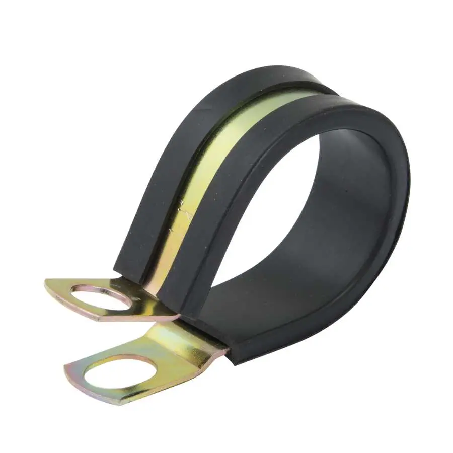 1/2" Steel Rubber Insulated Loop Clamp [0.40 (3/8") Mounting Hole]