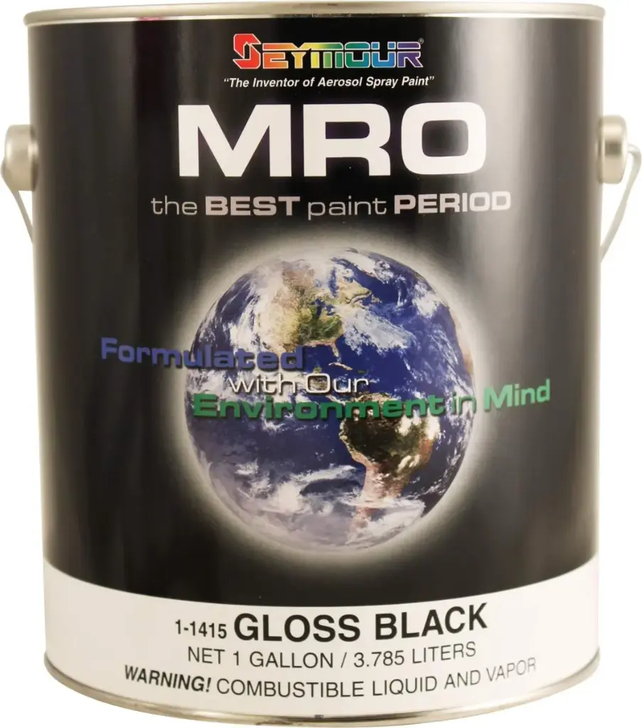 Gallon Gloss Black MRO High Solids Paint (Seymour)