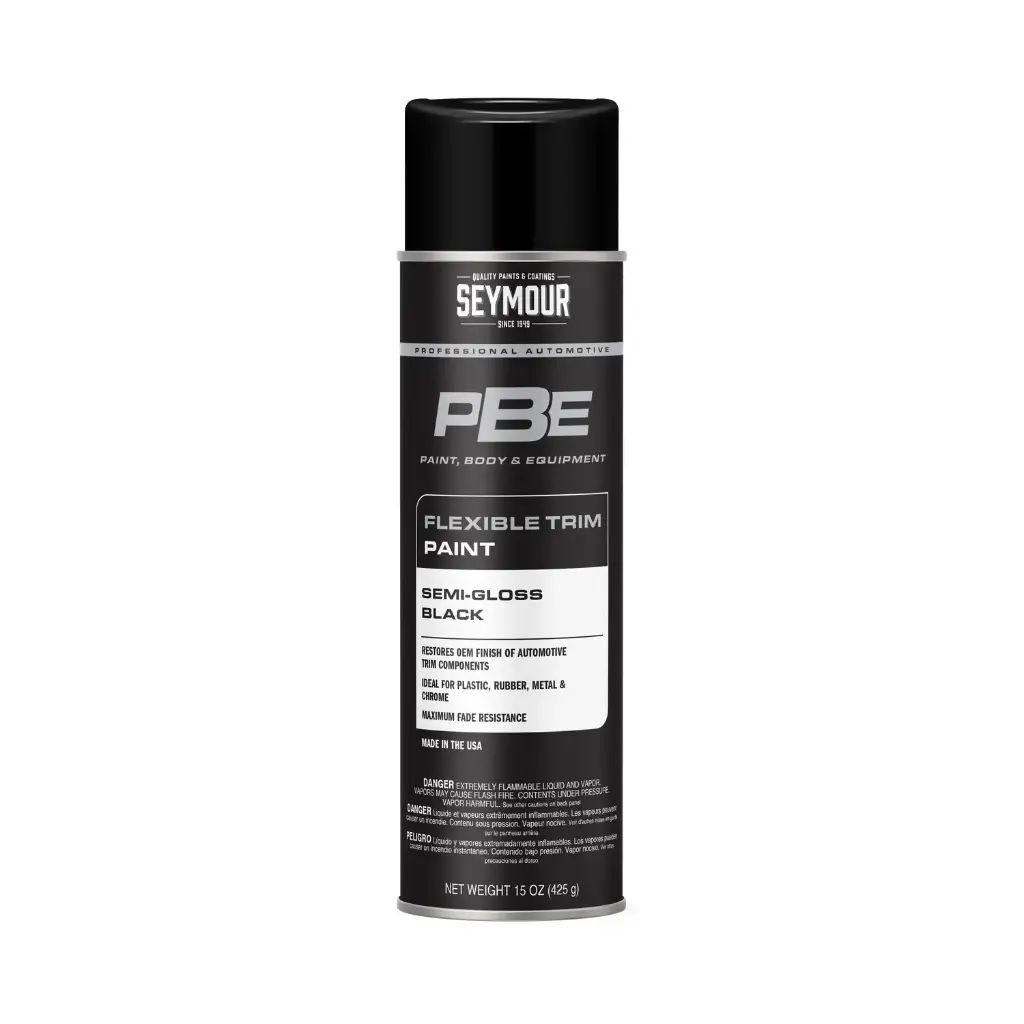 Flexible Trim Semi-Gloss Black Spraypaint (Seymour/PBE) *6 Per Box