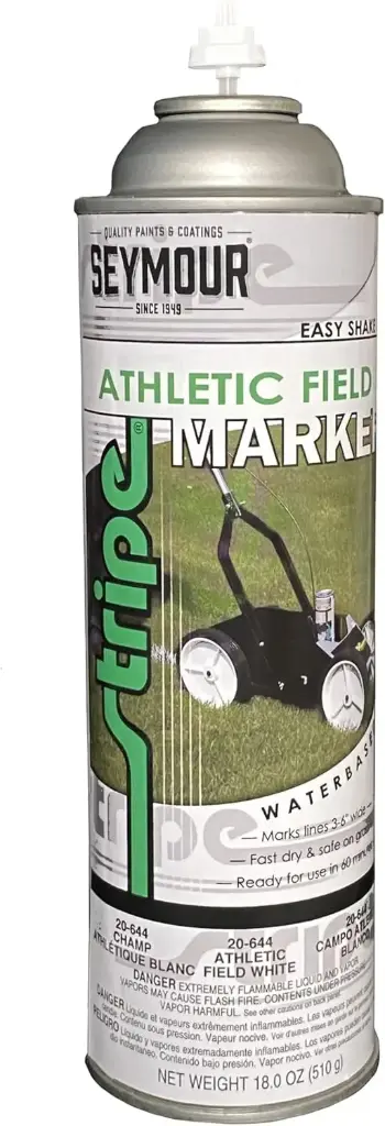 Athletic White Inverted T-Tip Marking Spraypaint (Seymour/Stripe)