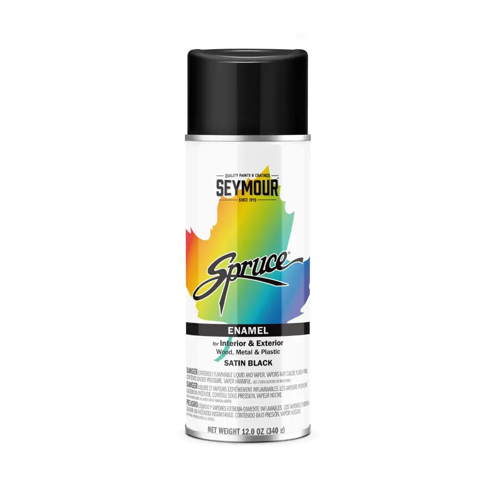 Satin Black Spraypaint (Seymour/Spruce)
