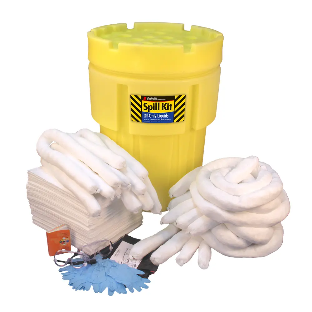 Oil Spill Kit In Bucket (65 Gallon)