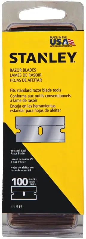 100pk Single Edge Razor Blade (Stanley)