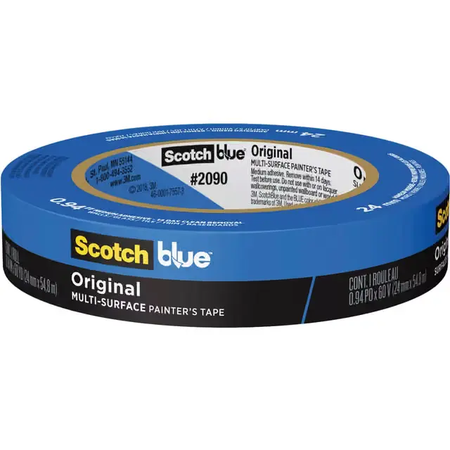 1" X 60yd Blue 2090 Masking Tape (3M Scotch)