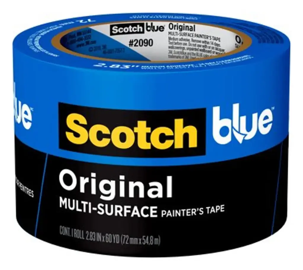3" (72mm) X 60yd X 5.4mil Blue Masking Tape (3M/Scotch)
