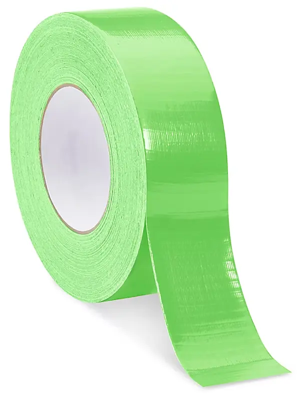 2" X 60Yd Green Fluorescent Duct Tape