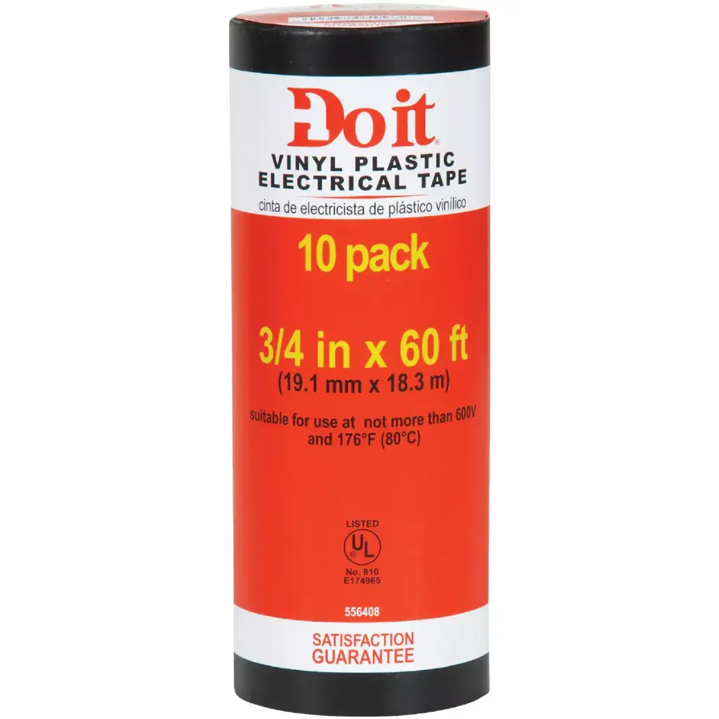 3/4" Black Vinyl Electrical Tape