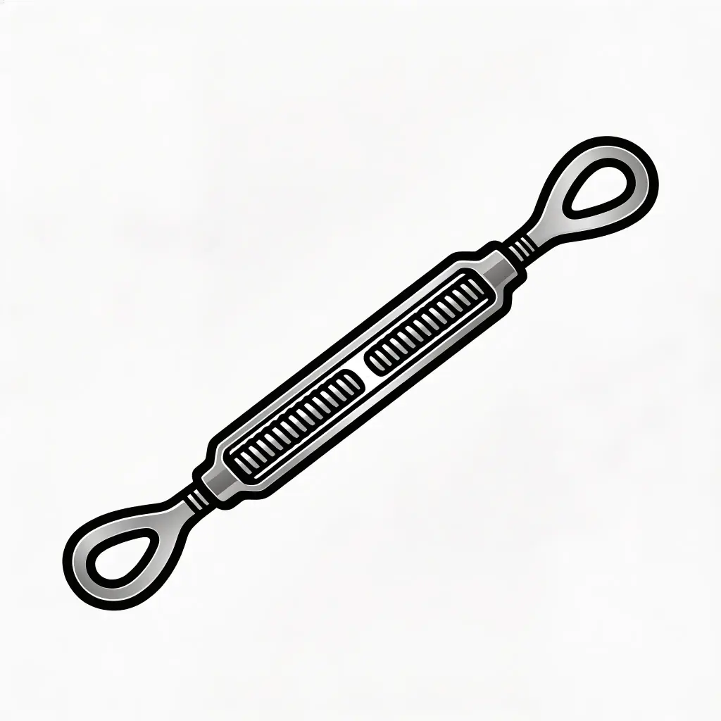 3/8" X 6" Eye to Eye Turnbuckle Galvanized