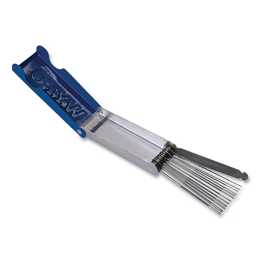 6-26 Extra Long Torch Tip Cleaner Stainless Steel W/File (WYPO)
