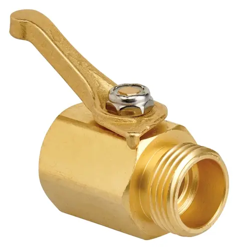 Highflow Control Garden Hose Ball Valve 3/4" Thread Brass (Underhill)
