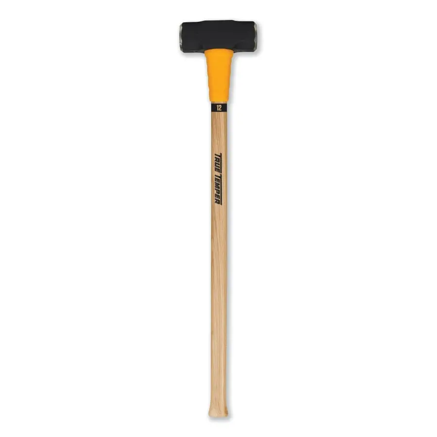 12Lb Sledge Hammer W/36" Hardwood Handle (True-Temper)