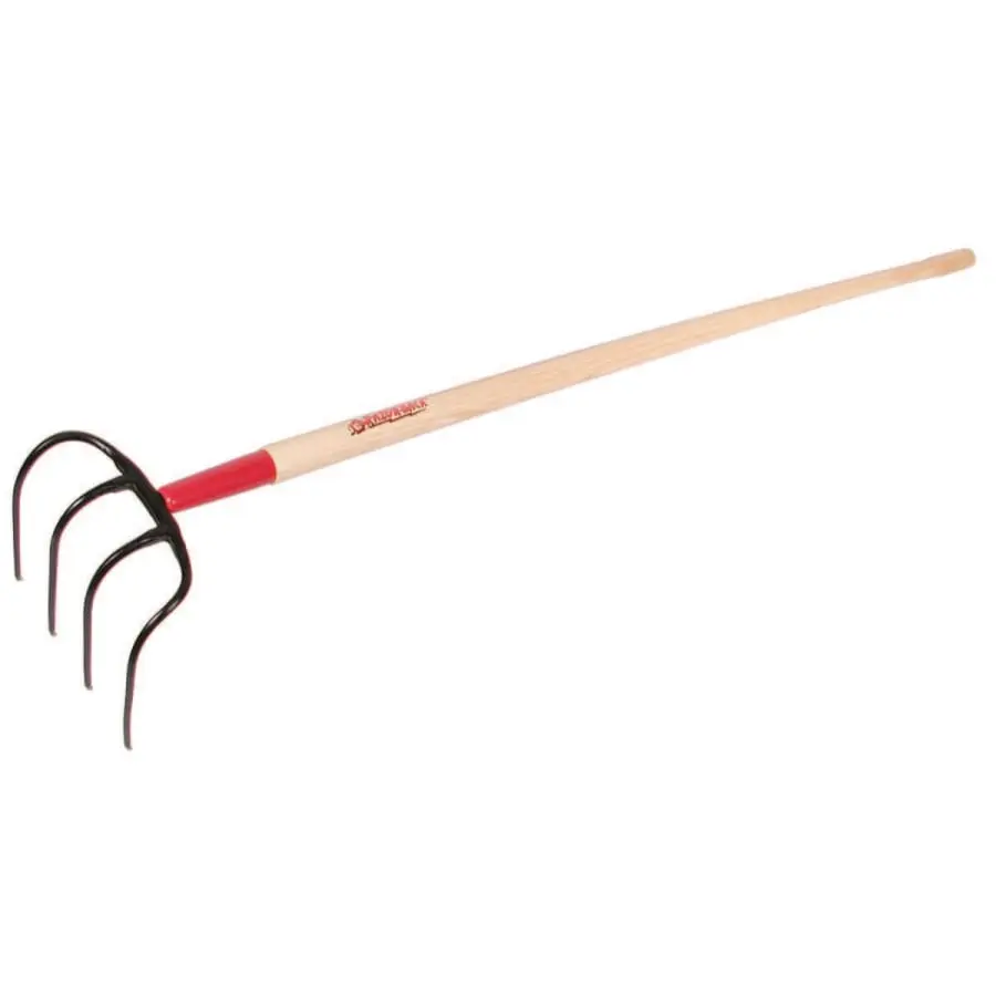 Curved Refuse/Manure/Pitch Fork 4-Tine (RAZORBACK/Union)