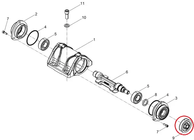 V-Belt Pulley for Exciter (Wacker-Neuson)