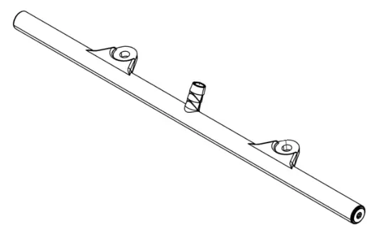 Sprinkler Water Bar W/Locking Plugs 24BLD (Wacker Neuson)