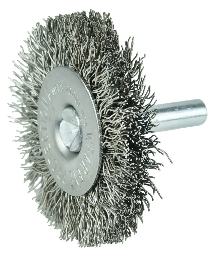 2" X .014 X 1/4" Stem Crimped Wire Wheel