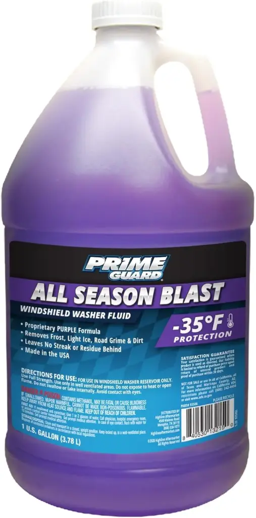 1 Gallon -35°F Windshield Washer Fluid (Prime Guard)