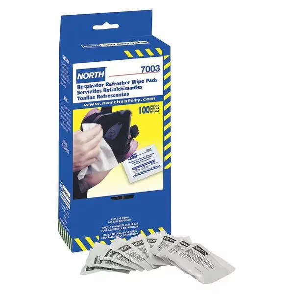 North Respirator Refresher Wipes (100 Pk)