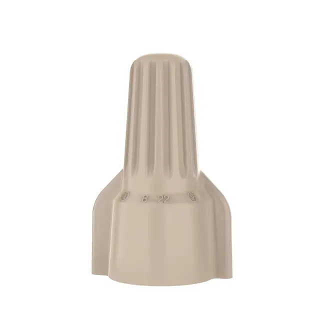 Tan 22-10Ga Winged Wire Nut [Min. 2 #20  Max. 3 #10] 600V