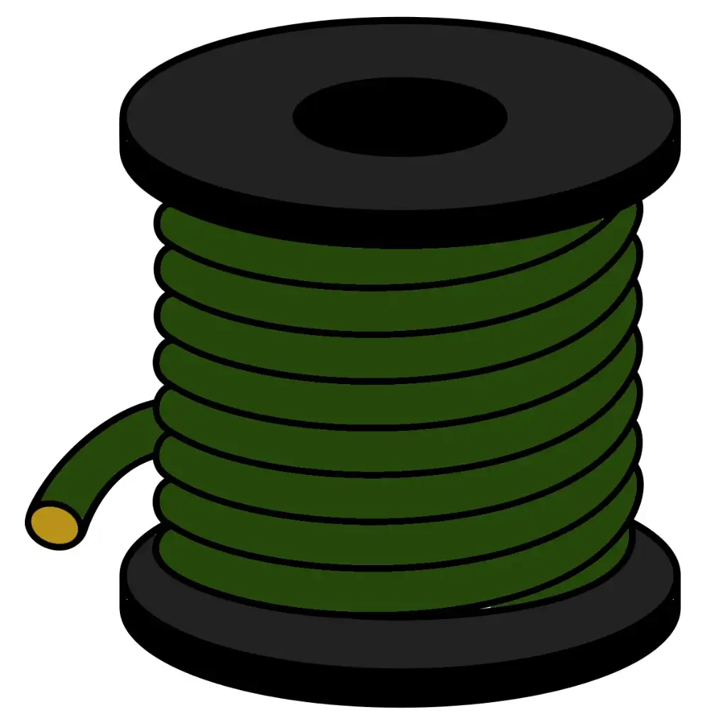 14 GA. Primary Wire (Dark Green 100')