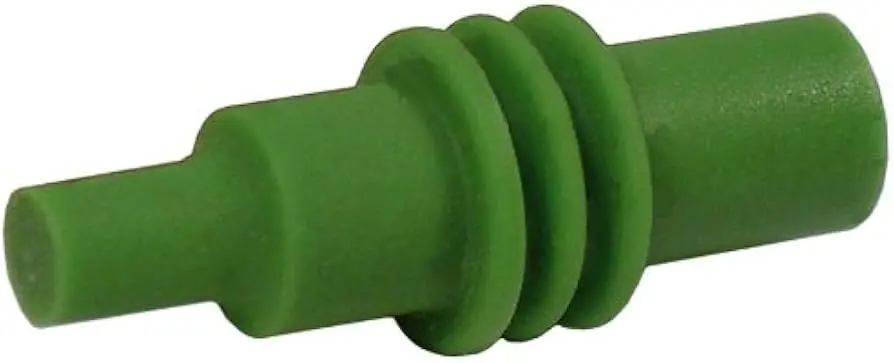 Green Silicone Cavity Plug (Weather Pack) 12010300 