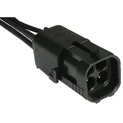 4-Cavity Square Shroud [Pigtail Assembly] (Weather Pack)