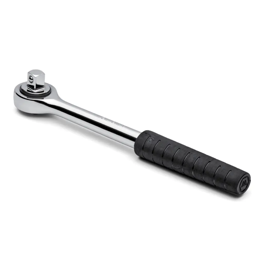 3/8" Dr. X 7-1/2" Chrome Ratchet W/Nitrile Grip 41T (Wright/USA)